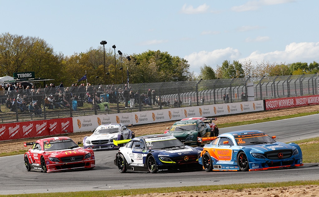 Kasper H. Jensen kaprede mesterskabsføringen i Super GT Danmark efter anden afdeling på Jyllandsringen.
(Foto: Motorsporten.dk)